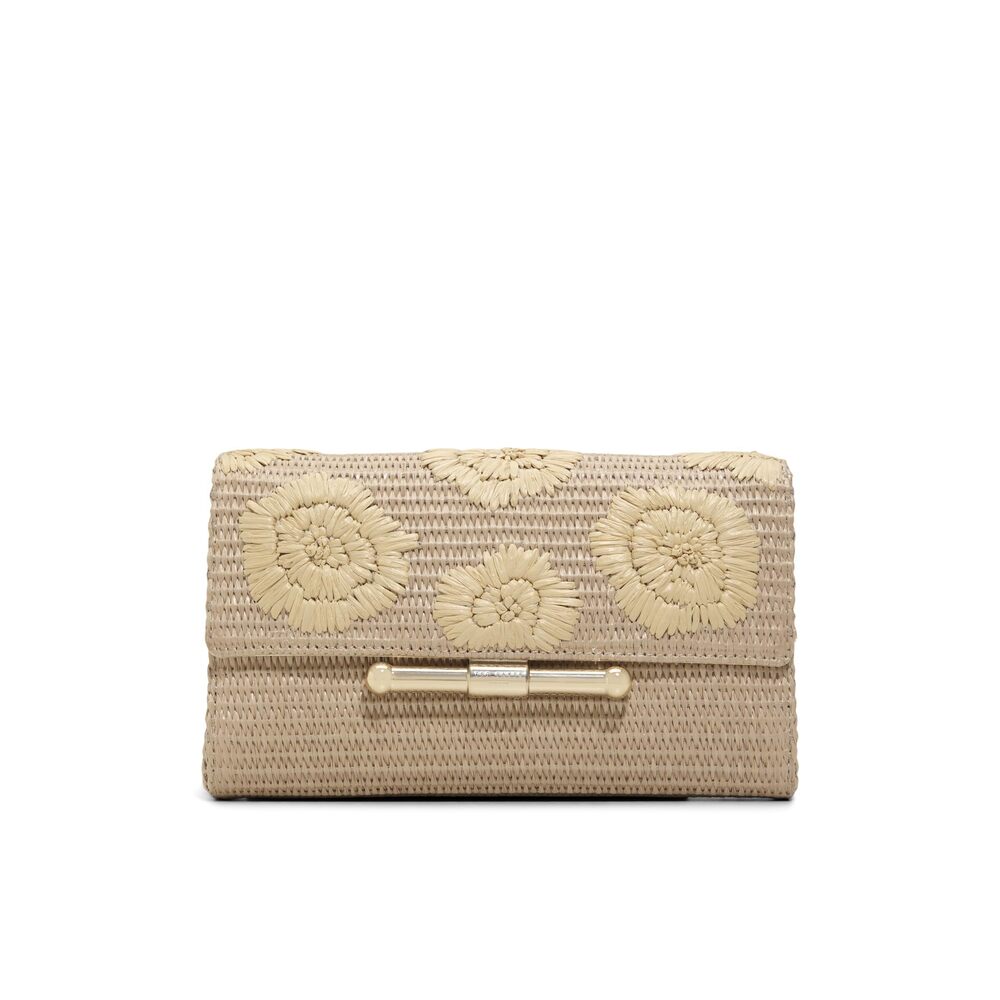 8250 Cassy Clutch Bag, Natural